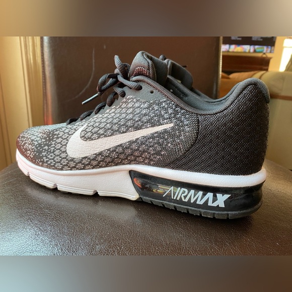 Nike Air Max Sequent 2 Black White US Men's 10 - Picture 8 of 10
